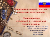 ОПЫТ РАБОТЫ КЛАССНОГО РУКОВОДИТЕЛЯ В.П. МИТЮГОВА