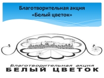 Информационный классный час :Благотворительная акция белый цветок в России
