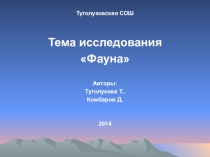 Презентация по географии на тему Фауна (8 класс)