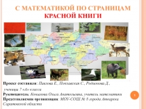 Презентация  С математикой по страницам Красной книги