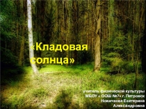 Презентация к произведению Кладовая солнца о лекарственных растениях