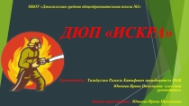 Презентация Деятельность ДЮП (7 класс)