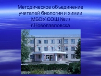 Методическое объединение учителей биологии и химии