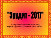 Презентация ученика к конкурсу Эрудит - 2017 (4 класс)