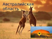 Презентация по биологии на тему Австралийская область (11 класс)