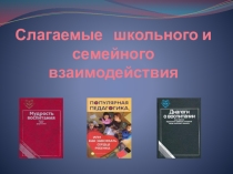 Презентация к родительскому собранию на тему Слагаемые школьного и семейного взаимодействия.