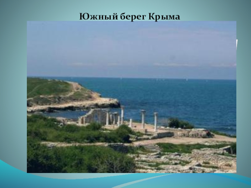 ПрезентацияКрым - планета в миниатюре Южный берег Крыма Южный берег Крыма