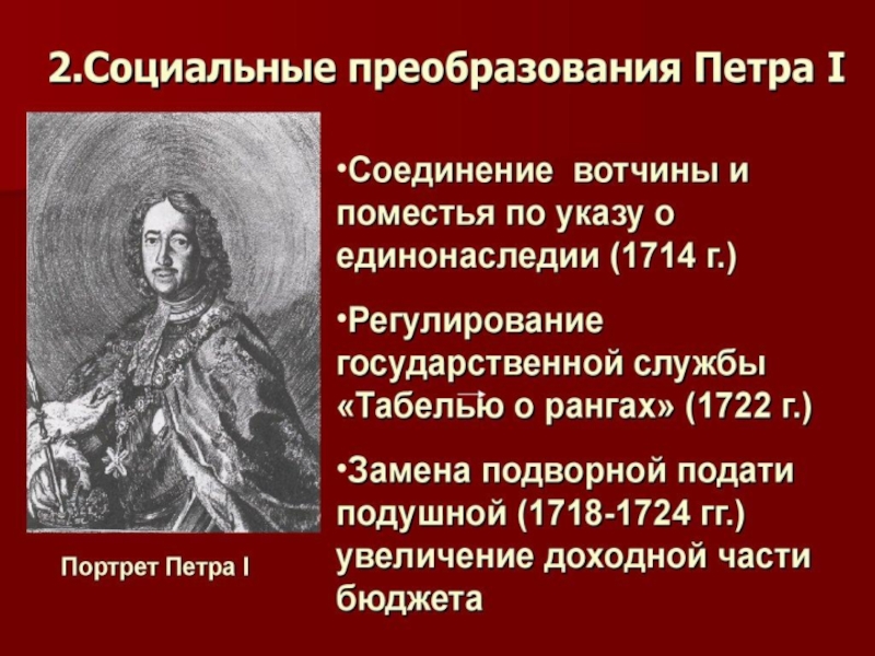 Презентация по истории на тему Петр 1 Эпоха преобразований ( 8 класс)