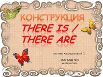 Урок английской грамматики по теме: There is\There are