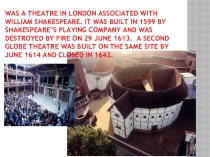 Презентация  The ABC of London часть 2