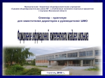 Презентация Формирование информационной компетентности у мл.школьников