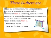 Презентация по английскому языку на тему Конструкция Trere is-there are 5 класс.