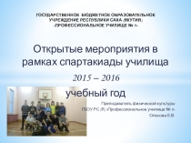 Презентация по физической культуре