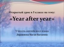 Year after year