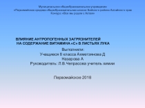Презентация Исследовательская работа внеклассная работа по химии