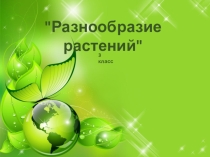 Презентация по окружающему миру Разнообразие растений 3 класс