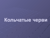 Презентация по биологии на тему Кольчатые черви.