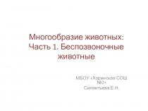 Презентация для подготовки к ОГЭ Многообразие животных. Часть 1 Подцарство Простейшие