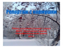 Презентация  Репортаж с кормушки