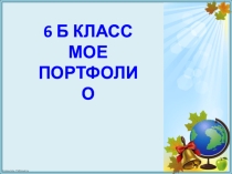 Защита портфолио 6б класс