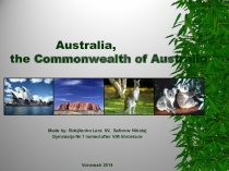 Презентация по английскому языку на тему Australia
