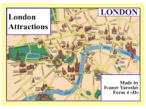 Презентация учащегося 4 класса London Attractions