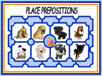Игра -презентация Prepositions of place 4 класс