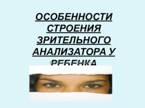 зрительный анализатор