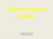 Презентация по русскому языку 4 класс