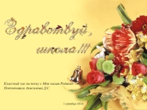 Классный час по теме Я живу в Луховицах