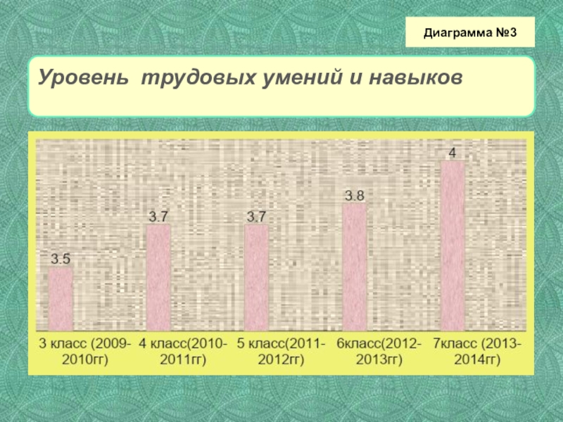 Презентация Портфолио воспитателя коррекционной школы Диаграмма №3 Диаграмма №3