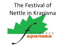Презентация Фестивали Тульской земли (Праздник крапивы в г. Крапивна)