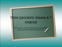 Электронный образовательный ресурс: презентация к уроку русского языка в 1 классе Слова, отвечающие на вопросы кто? и что?