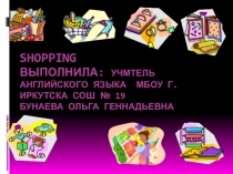 Презентация к уроку Shopping