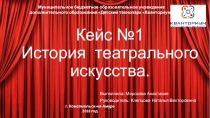 Презентация и буклет к Недели театра