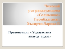 Презентация по ФКЦМ  Живая - неживая природа 2 мл. гр.