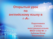 Презентация по английскому языку Past Simple 4 класс