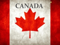 Презентация по английскому языку Canada