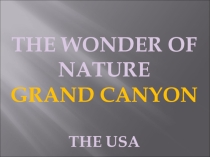 Презентация по английскому языку The Wonder of Nature