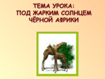 Презентация по окружающему миру Африка(4 класс)