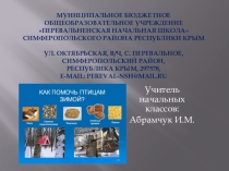 Презентация по окружающему миру на тему  Как помочь птицам зимой?