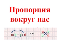 Пропорция вокруг нас