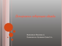 Презентация к исследовательской работе