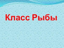 Рыбы речные и морские