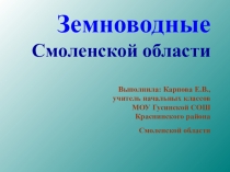 Презентация по Азбуке Смоленского края (региональный курс) на тему Земноводные Смоленской области