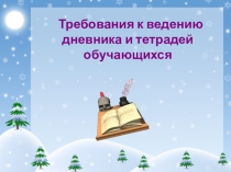 Презентация Требования к ведению дневников и ведению тетрадей