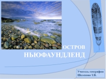 Презентация по географии на тему Ньюфаундленд (8 класс)