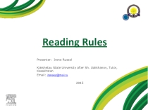 Reading Rules of the English Language