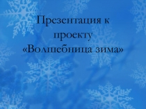 Презентация по литературному чтению Зима волшебница (3 класс)