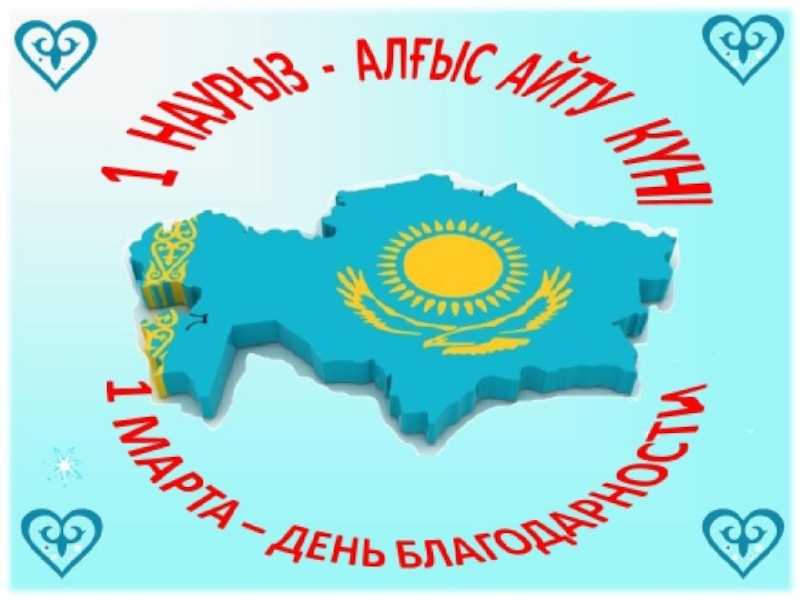 Сынып сағаты Алғыс айту күні
